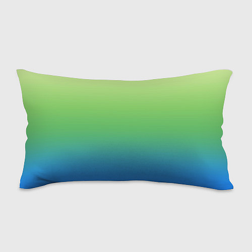 Подушка-антистресс Градиент зелёно-голубой / 3D-принт – фото 1