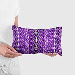 Подушка-антистресс Фиолетовая техно броня, цвет: 3D-принт — фото 2