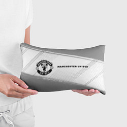 Подушка-антистресс Manchester United sport на светлом фоне по-горизон, цвет: 3D-принт — фото 2