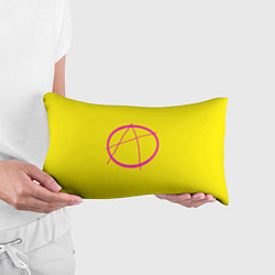 Подушка-антистресс Символ Анархиста, цвет: 3D-принт — фото 2