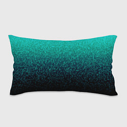 Подушка-антистресс Градиент мелкая мозаика аквамарин, цвет: 3D-принт