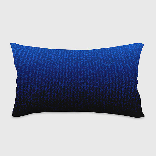 Подушка-антистресс Градиент мелкая мозаика сине-чёрный / 3D-принт – фото 1