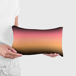 Подушка-антистресс Градиент затемнённый розово-жёлтый, цвет: 3D-принт — фото 2