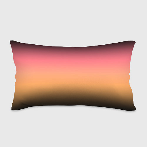 Подушка-антистресс Градиент затемнённый розово-жёлтый / 3D-принт – фото 1