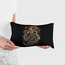 Подушка-антистресс Боец Муай-тай и огромный дракон, цвет: 3D-принт — фото 2
