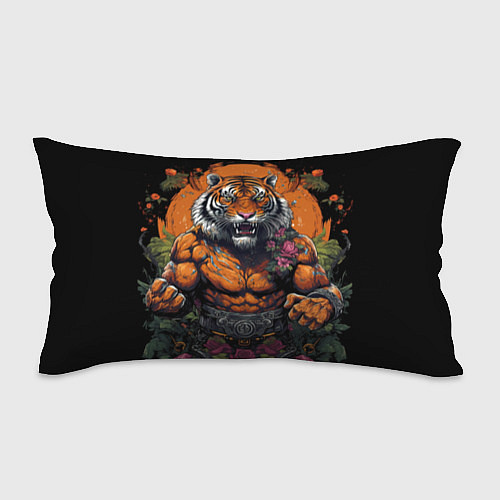 Подушка-антистресс Муай-Тай тигр в стойке боевые искусства / 3D-принт – фото 1