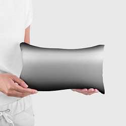 Подушка-антистресс Градиент чёрно-серый, цвет: 3D-принт — фото 2