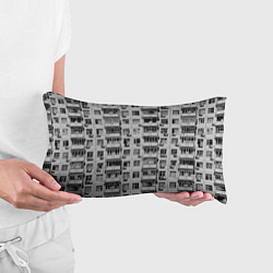 Подушка-антистресс Панелька в черно-белых тонах, цвет: 3D-принт — фото 2