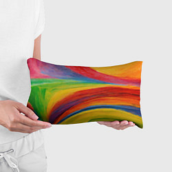 Подушка-антистресс Рисунок масляной пастелью, цвет: 3D-принт — фото 2