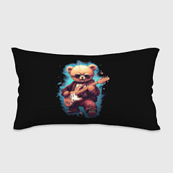 Подушка-антистресс Плюшевый медведь музыкант с гитарой