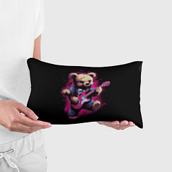 Подушка-антистресс Плюшевый медведь музыкант с гитарой, цвет: 3D-принт — фото 2