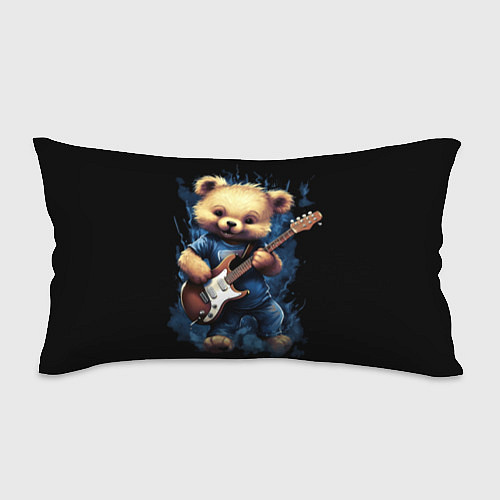 Подушка-антистресс Плюшевый медведь музыкант с гитарой / 3D-принт – фото 1