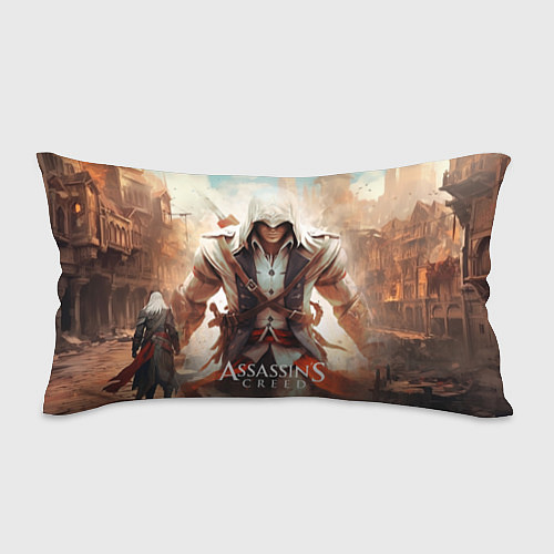 Подушка-антистресс Assassins creed большой город / 3D-принт – фото 1