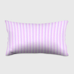 Подушка-антистресс Светло-сиреневый полосатый, цвет: 3D-принт