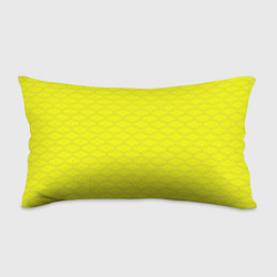 Подушка-антистресс Паттерн овалов на желтом, цвет: 3D-принт