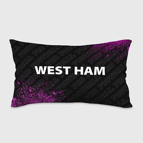 Подушка-антистресс West Ham pro football по-горизонтали / 3D-принт – фото 1