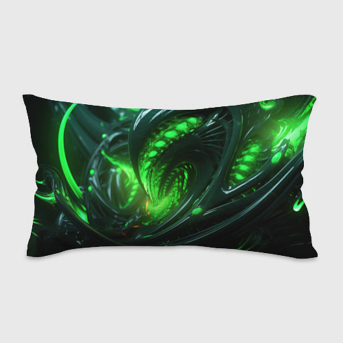 Подушка-антистресс Кислотная зеленая яркая неоновая абстракция / 3D-принт – фото 1