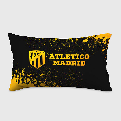 Подушка-антистресс Atletico Madrid - gold gradient по-горизонтали / 3D-принт – фото 1