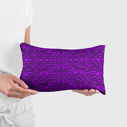 Подушка-антистресс Чёрные полосы на фиолетовом фоне, цвет: 3D-принт — фото 2
