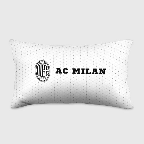 Подушка-антистресс AC Milan sport на светлом фоне по-горизонтали / 3D-принт – фото 1