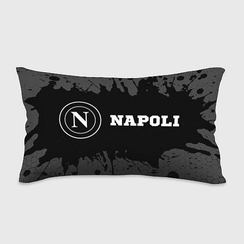 Подушка-антистресс Napoli sport на темном фоне по-горизонтали / 3D-принт – фото 1