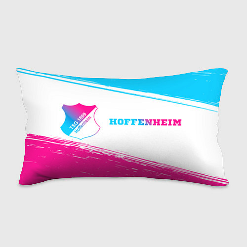 Подушка-антистресс Hoffenheim neon gradient style по-горизонтали / 3D-принт – фото 1