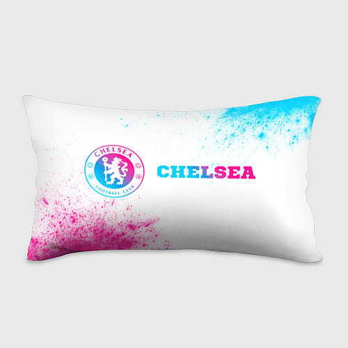 Подушка-антистресс Chelsea neon gradient style по-горизонтали / 3D-принт – фото 1
