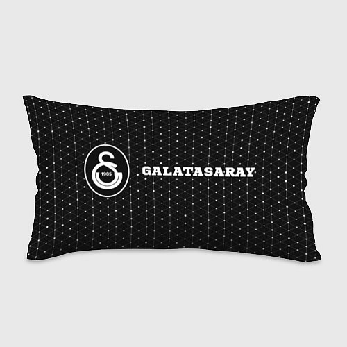 Подушка-антистресс Galatasaray sport на темном фоне по-горизонтали / 3D-принт – фото 1