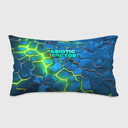 Подушка-антистресс Abiotic Factor logo bright neon, цвет: 3D-принт