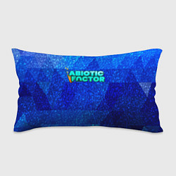 Подушка-антистресс Abiotic Factor logo blue neon