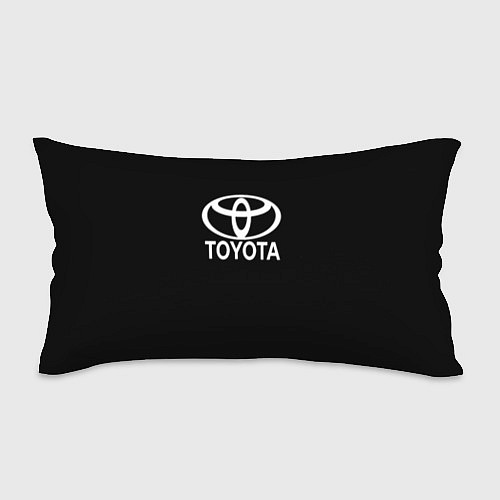 Подушка-антистресс Toyota white logo / 3D-принт – фото 1
