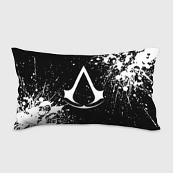 Подушка-антистресс White logo of assasin, цвет: 3D-принт