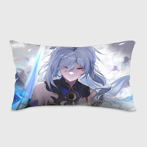 Подушка-антистресс Honkai Star Rail Jingliu white / 3D-принт – фото 1