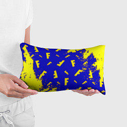 Подушка-антистресс Fortnite краски неон, цвет: 3D-принт — фото 2