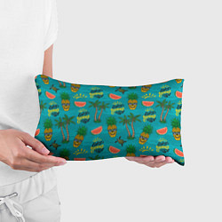 Подушка-антистресс Enjoy summer pattern - pineapple, цвет: 3D-принт — фото 2