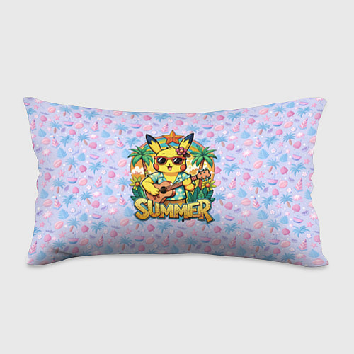 Подушка-антистресс Жаркое лето с Пикачу / 3D-принт – фото 1