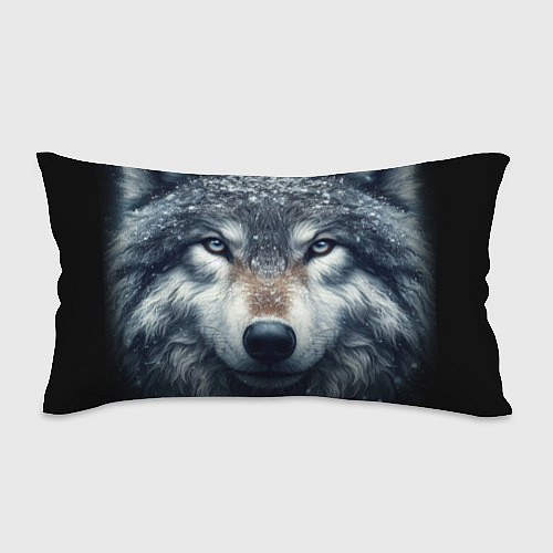 Подушка-антистресс Морда волка - взгляд / 3D-принт – фото 1