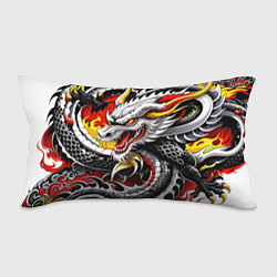 Подушка-антистресс Огнедышащий дракон в японском стиле, цвет: 3D-принт