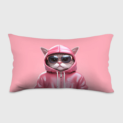 Подушка-антистресс Кошка в капюшоне / 3D-принт – фото 1