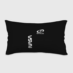 Подушка-антистресс Nasa space logo white