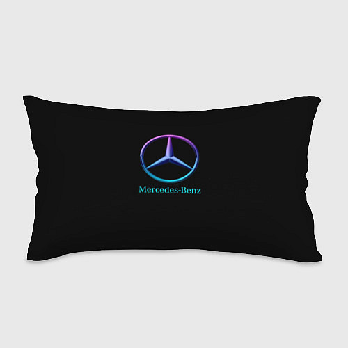 Подушка-антистресс Mercedes neon logo / 3D-принт – фото 1