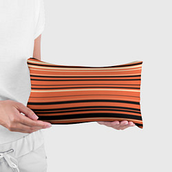 Подушка-антистресс Оранжевый полосами, цвет: 3D-принт — фото 2