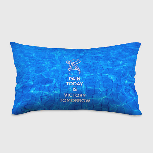 Подушка-антистресс Боль сегодня - победа завтра / 3D-принт – фото 1