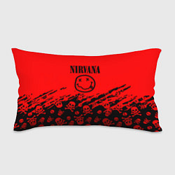 Подушка-антистресс Nirvana rock skull