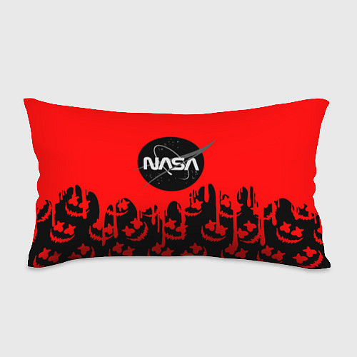 Подушка-антистресс Marshmello x Nasa red / 3D-принт – фото 1
