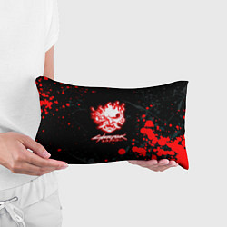 Подушка-антистресс Samurai flame logo, цвет: 3D-принт — фото 2