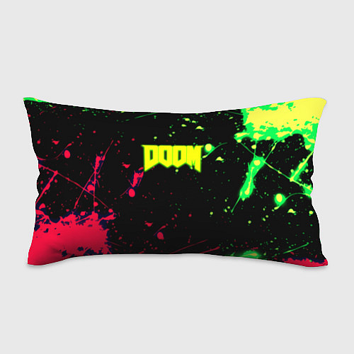 Подушка-антистресс Doom кислотные краски / 3D-принт – фото 1