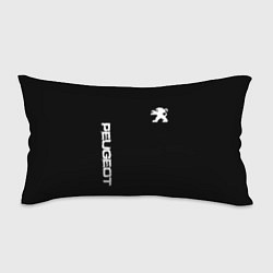 Подушка-антистресс Peugeot logo white, цвет: 3D-принт