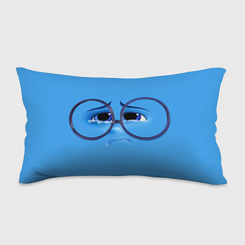 Подушка-антистресс Печаль эмоция - лицо крупное / 3D-принт – фото 1