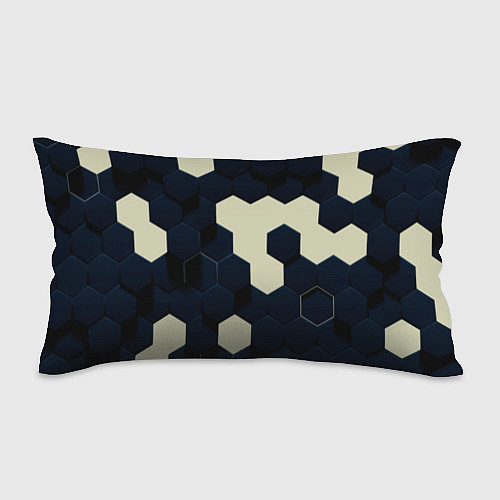 Подушка-антистресс Соты абстракция / 3D-принт – фото 1